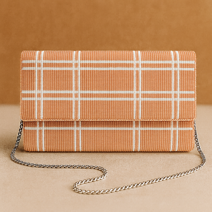 Bridesmaid Beaded Barrel Clutch