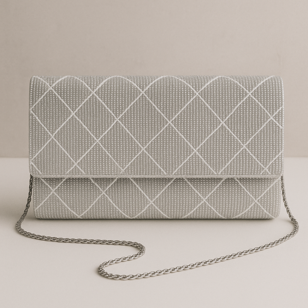 Bridesmaid Beaded Barrel Clutch