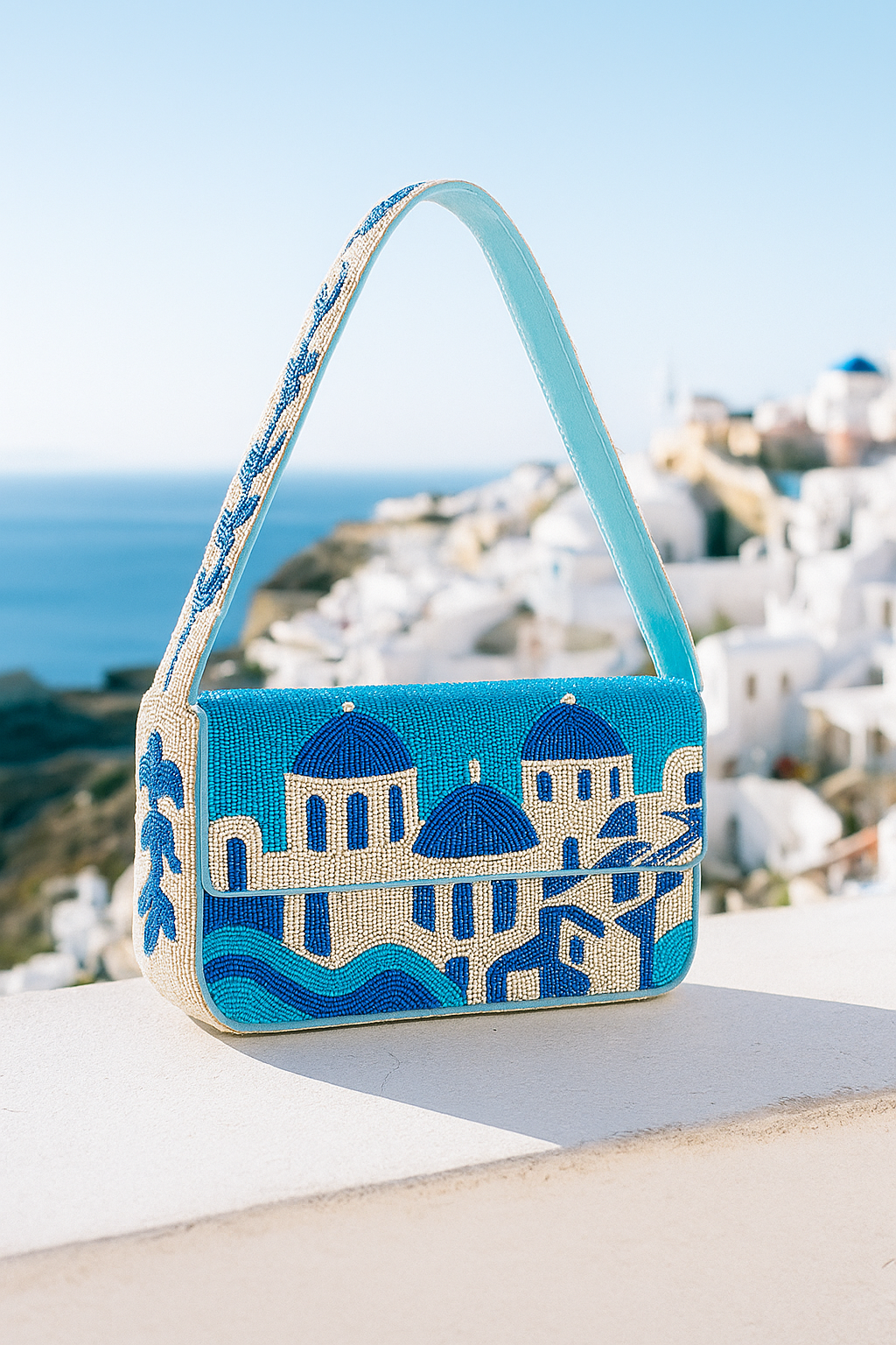 Santorini Beaded Handbag