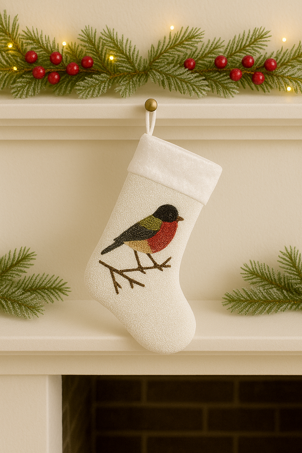 Personalized Beaded Stocking