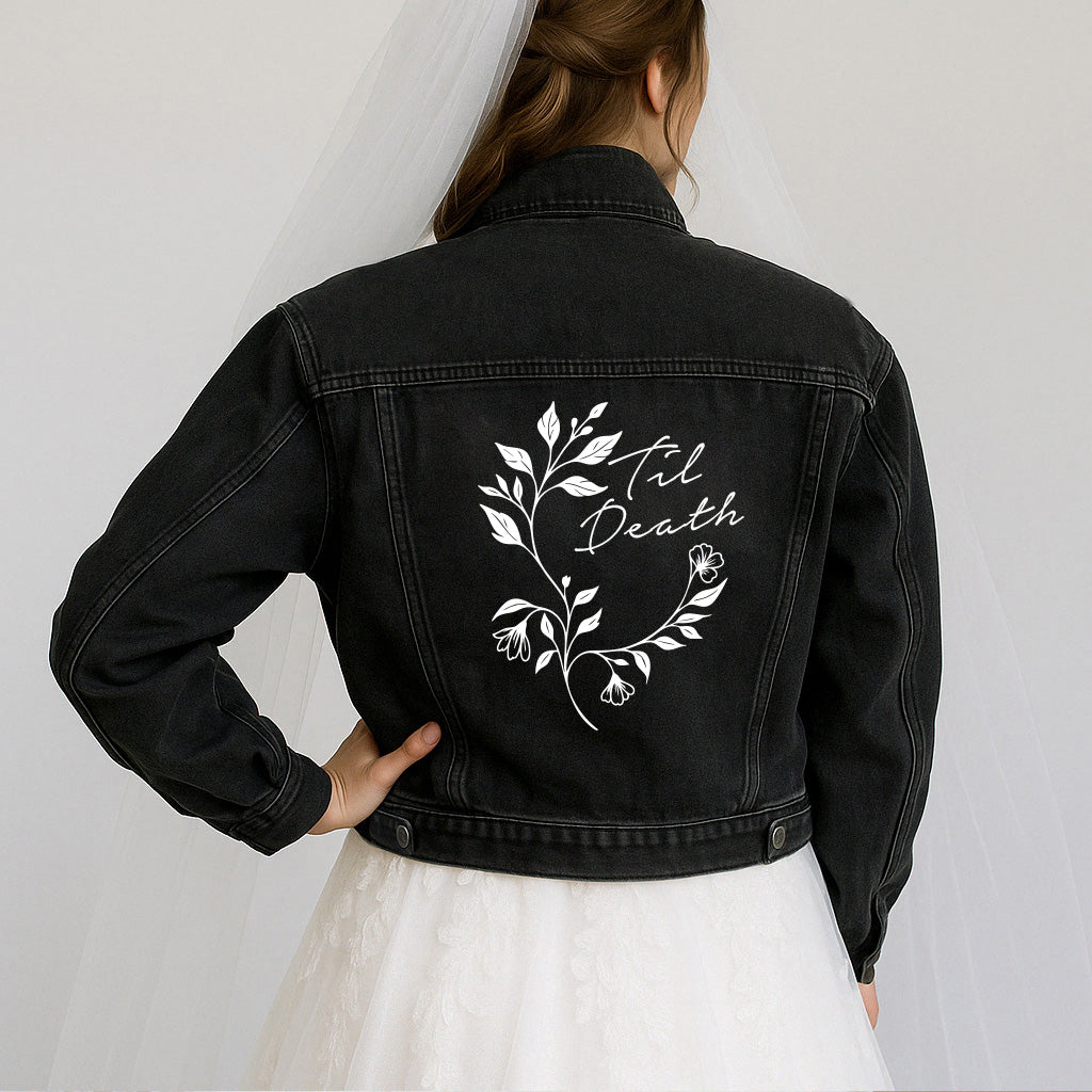 Personalized Til Death Denim Jacket