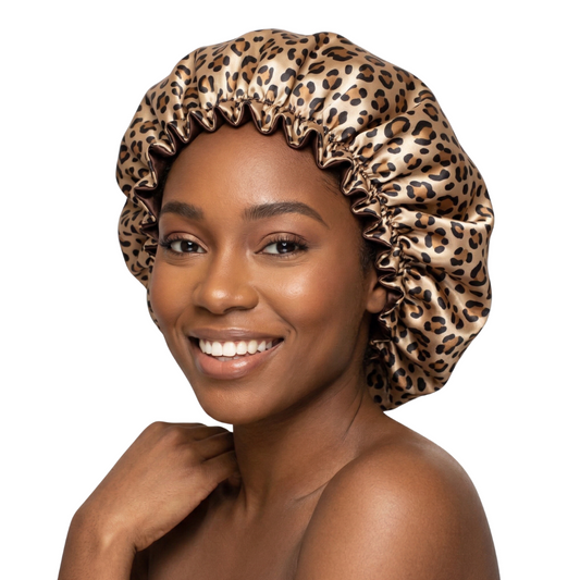 Leopard Print Bonnet