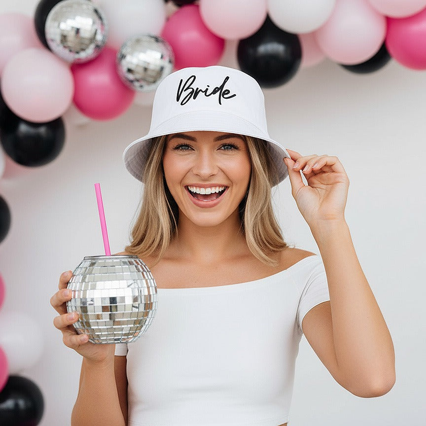 Bride Tribe, Good Vibes Bridal Shower Bucket Hat