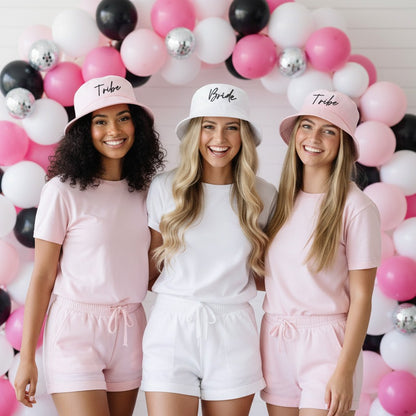 Bride Tribe, Good Vibes Bridal Shower Bucket Hat