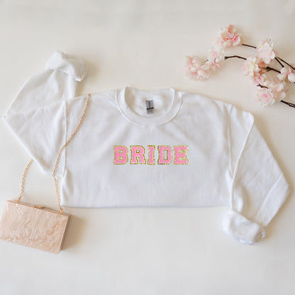 Mrs Last Name Patch Sweatshirt