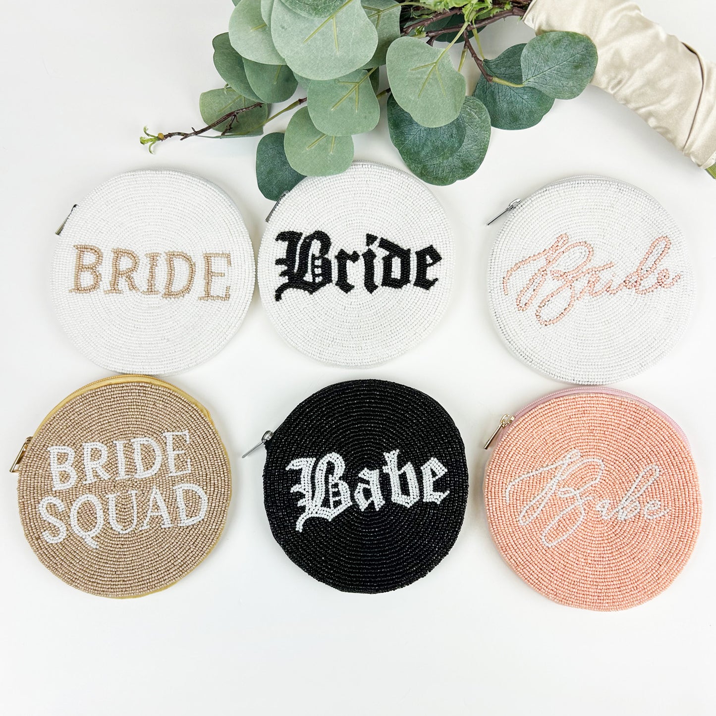 Beaded Bride Coin Purses