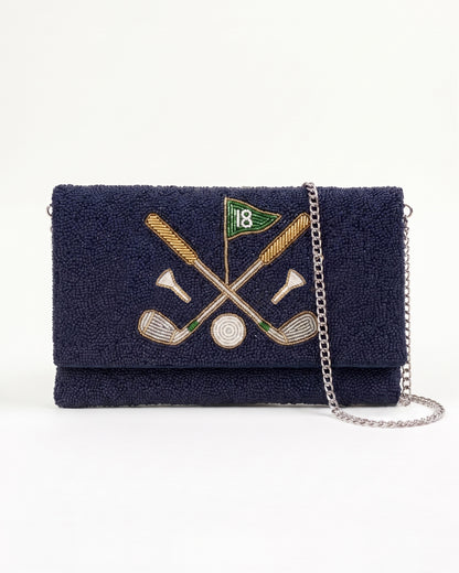 Golf Icons Beaded Clutch (HHFC)