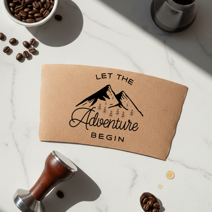 Mountain Themed Coffee Cup Sleeves