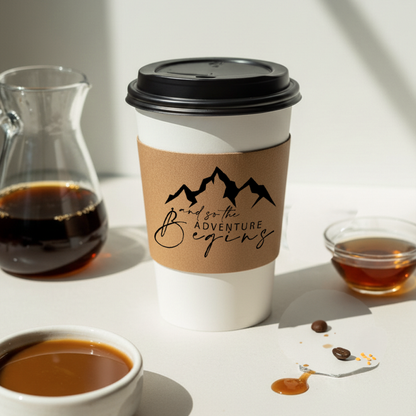 Mountain Themed Coffee Cup Sleeves