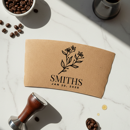 Floral Coffee Cup Sleeves