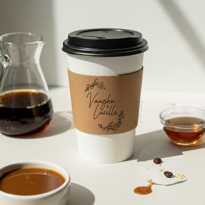Floral Coffee Cup Sleeves
