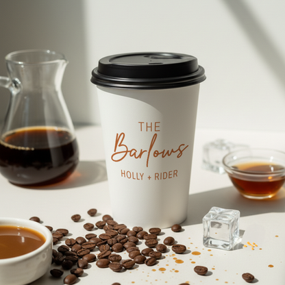 Last Names Minimalist Coffee Cups