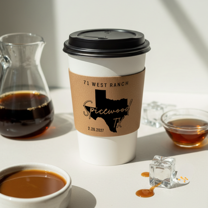 State Coffee Cup Sleeves