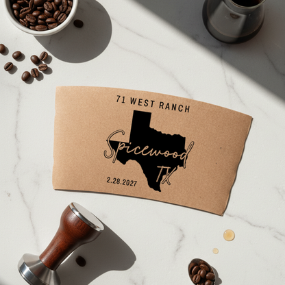 State Coffee Cup Sleeves