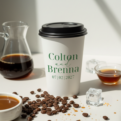 Names Minimalist Coffee Cup