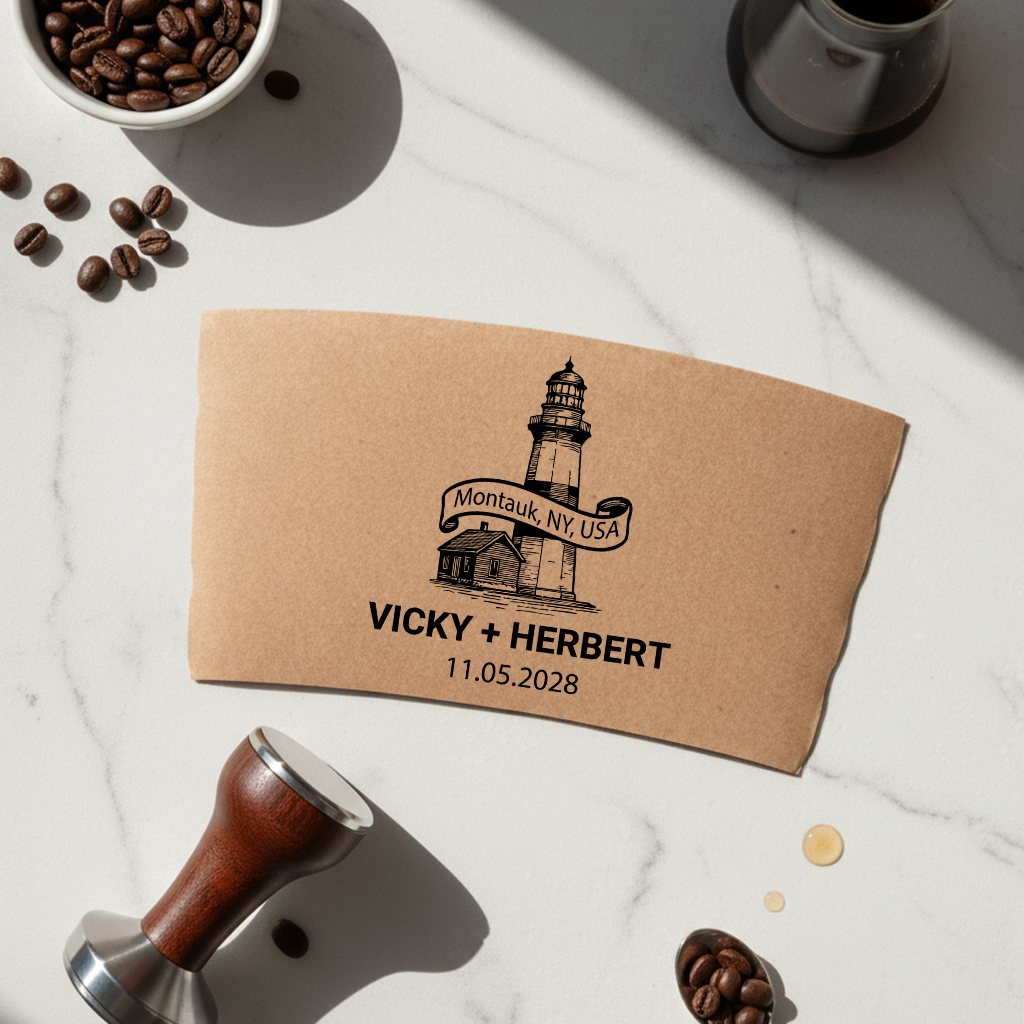 Nautical Themed Coffee Cup Sleeves