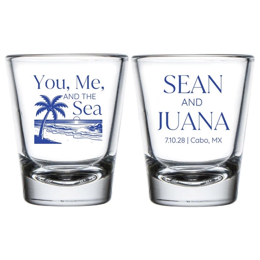 You, Me and the Sea Shot Glasses (CS 663)