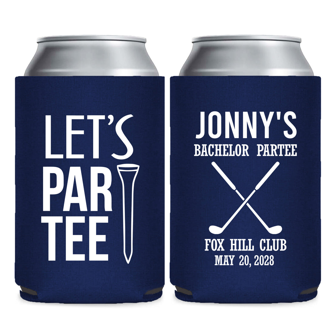 Personalized Bachelor Party Can Coolers (CS 68)