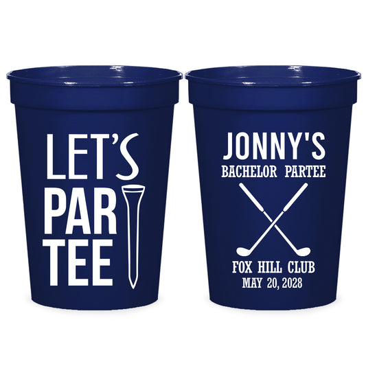 Personalized Bachelor Party Frosted Cups (CS 68)