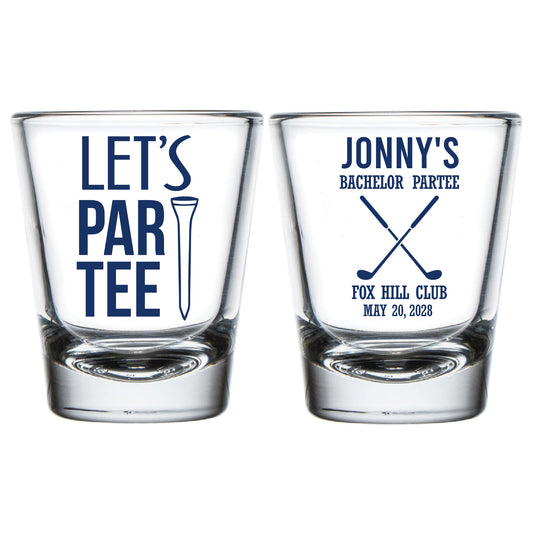 Personalized Bachelor Party Shot Glasses (CS 68)