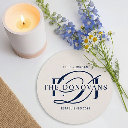 Monogram Coasters