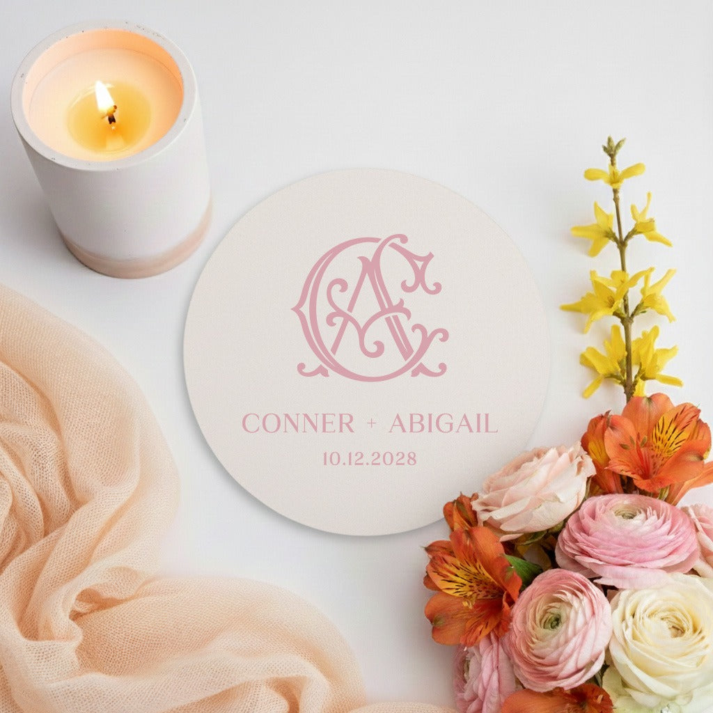 Monogram Coasters