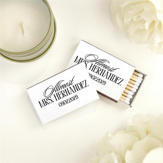 Almost Mrs. / Mrs. Wedding Matchbox Set (CS 668)