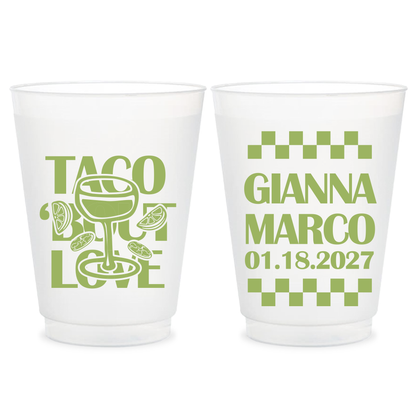 Taco Bout Love Frosted Cups (CS 683)