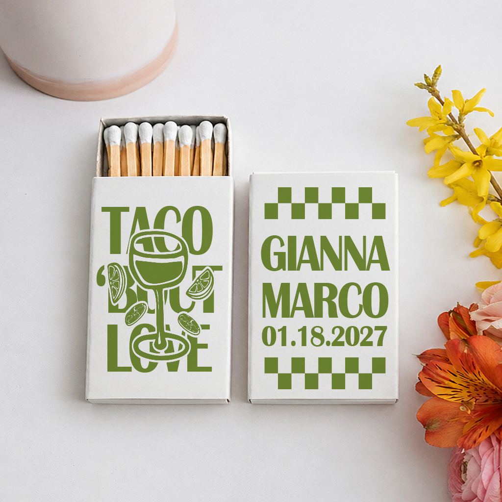 Taco Bout Love Matchboxes (CS 683)