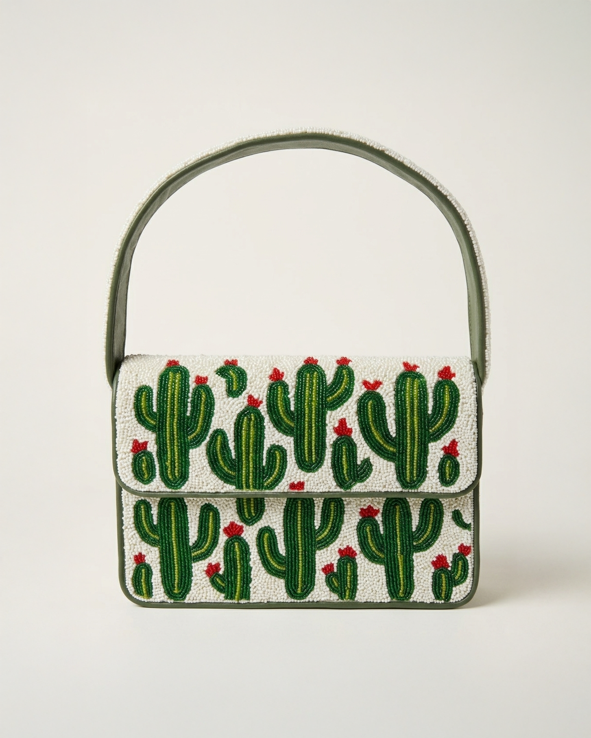 Custom Name Cactus Shoulder Bag