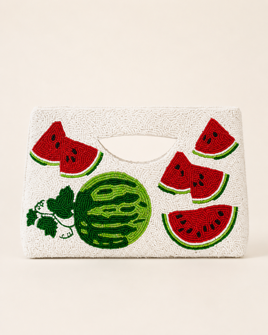 Watermelon Beaded Purse