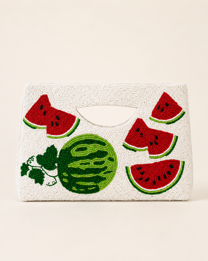 Watermelon Beaded Purse