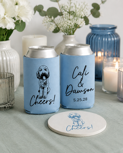 Pet Wedding Coasters