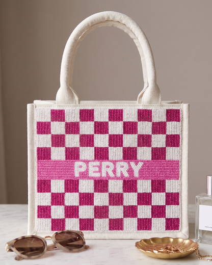 Custom Beaded Mini Tote