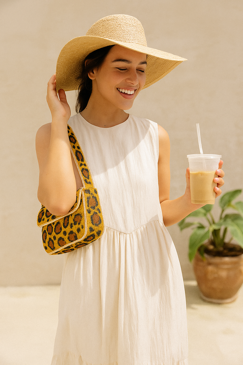 Handcrafted Cheetah Handbag