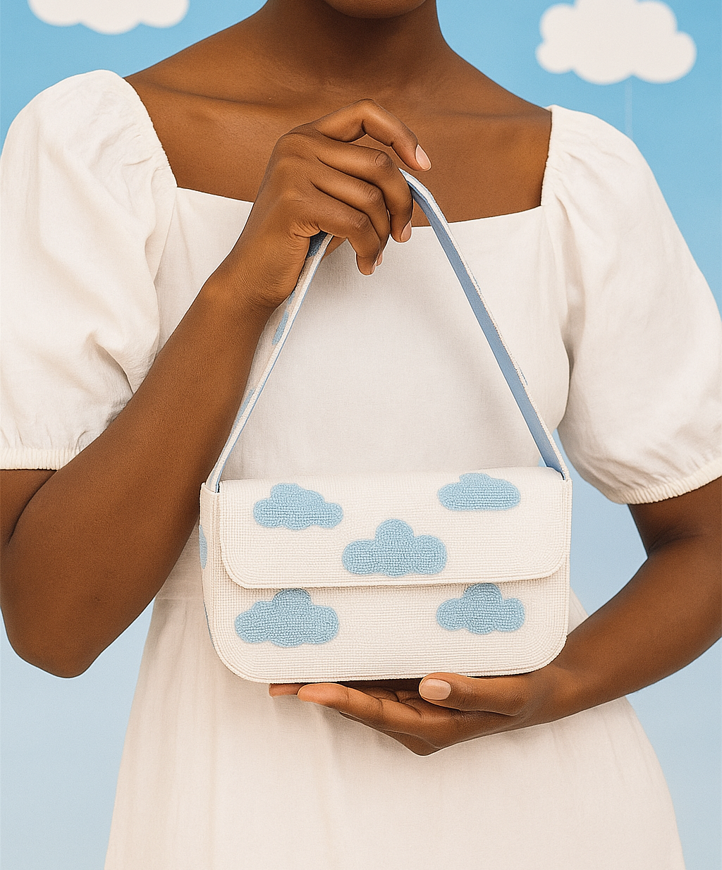 Beaded Cloud Purse