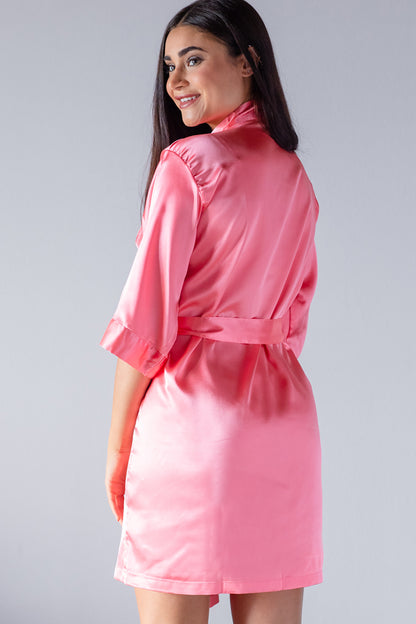 Custom Bridesmaid Satin Kimono Robe