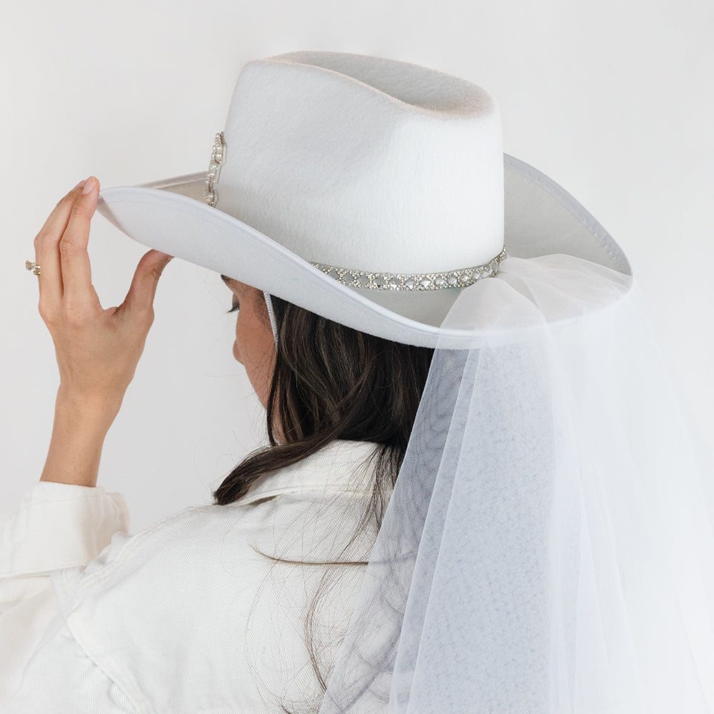 Cowboy Hat With Veil