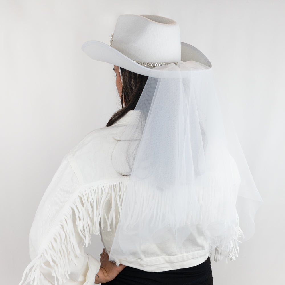 Cowboy Hat With Veil