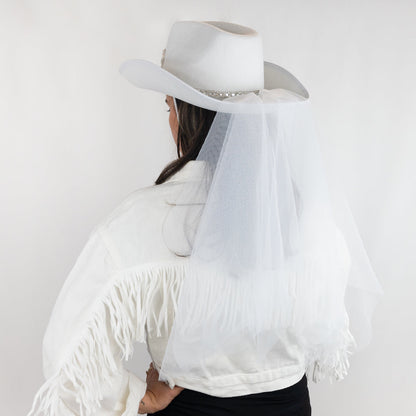 Cowboy Hat With Veil