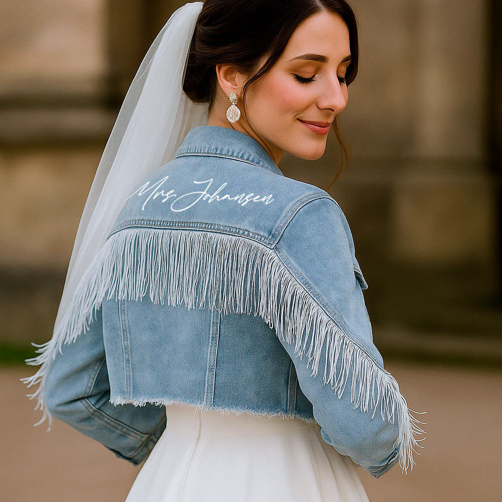 (Blue Fringe) Denim Jackets
