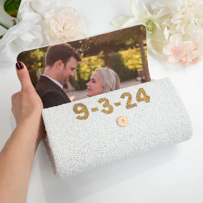 Beaded Barrel Clutch
