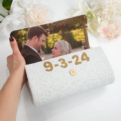 Beaded Barrel Clutch