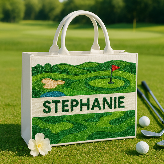 Green Fairway Tote
