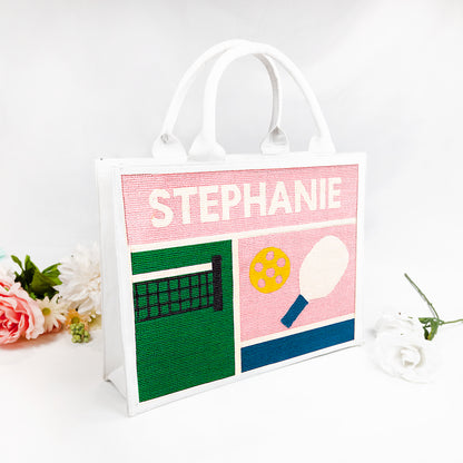 Personalized Pickleball Tote Bag