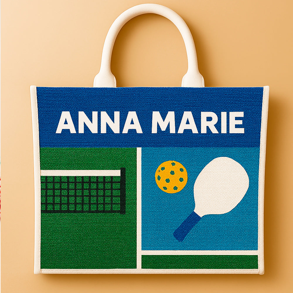 Personalized Pickleball Tote Bag