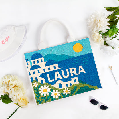 Santorini Escape Tote