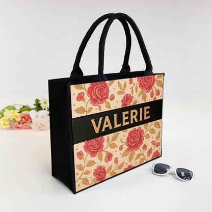 Blooming Beauty Beaded Tote