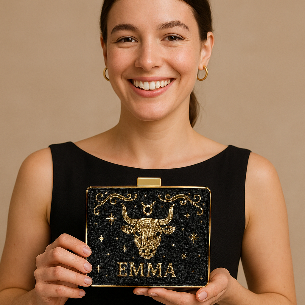 Zodiac Box Clutch for Bridesmaid