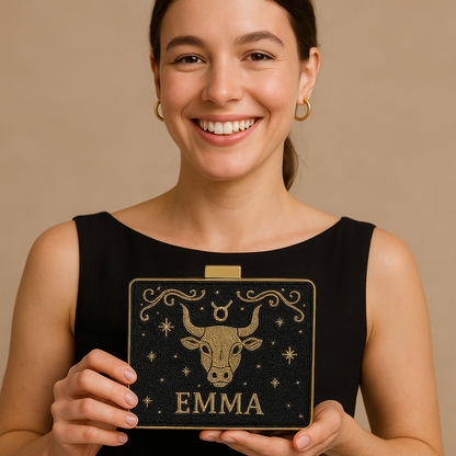 Zodiac Box Clutch for Bridesmaid
